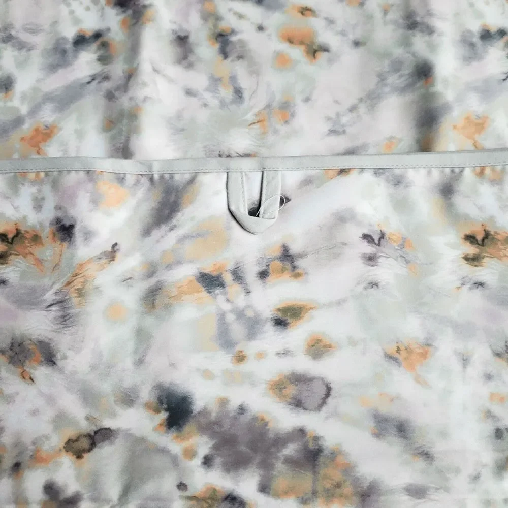 Calme By Johnny Was Natural Tie Dye Print 39x20 SMALL Gym Towel NEW